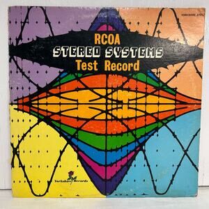 RCOA Stereo Systems Test Record Vintage Vinyl Album 1972 Yorkshire Records